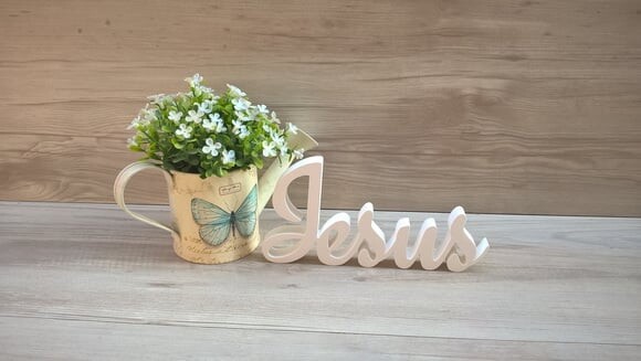Palavra decorativa Jesus - clássico