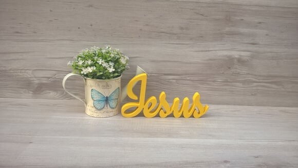 Palavra decorativa Jesus - clássico