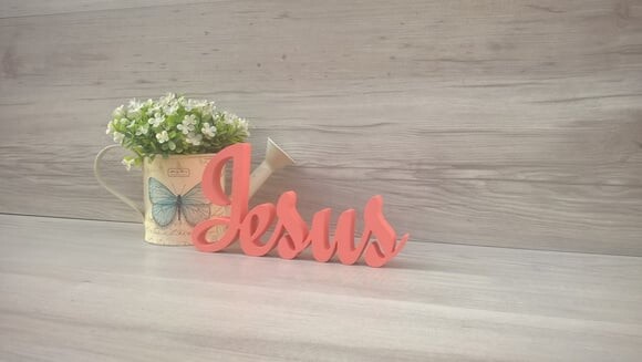 Palavra decorativa Jesus - clássico