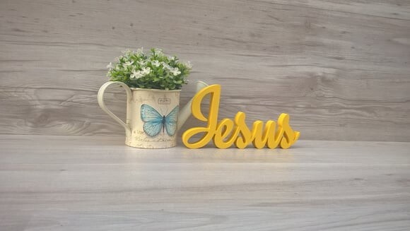 Palavra decorativa Jesus - clássico