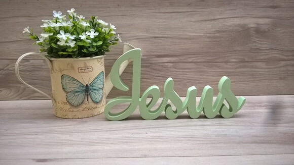 Palavra decorativa Jesus - clássico