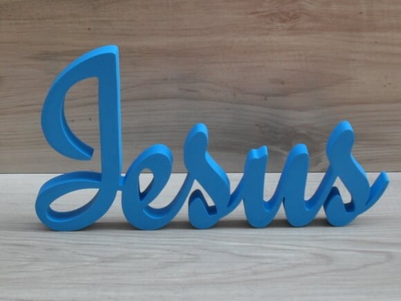 Palavra decorativa Jesus - clássico