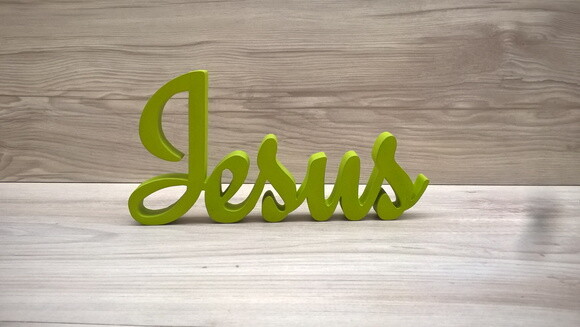 Palavra decorativa Jesus - clássico