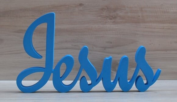 Palavra decorativa Jesus - clássico