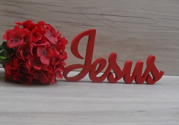 Palavra decorativa Jesus - clássico
