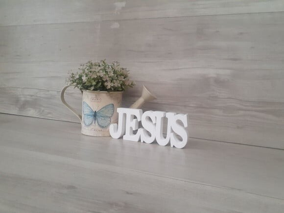 Palavra Decorativa Jesus - Linha Bk