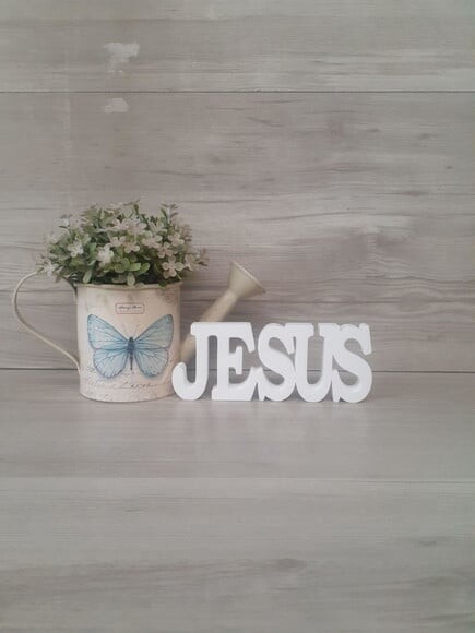 Palavra Decorativa Jesus - Linha Bk