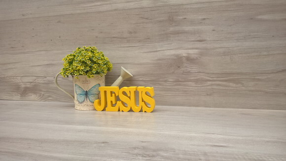 Palavra decorativa JESUS - linha BK