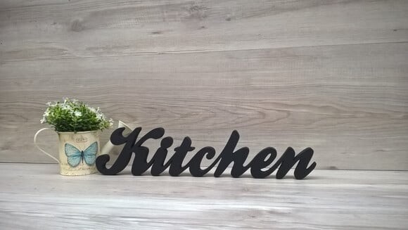 Palavra decorativa Kitchen - clássico