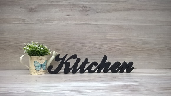 Palavra decorativa Kitchen - clássico