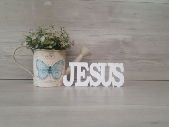 Palavra Decorativa Jesus - Linha Bk