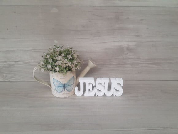 Palavra Decorativa Jesus - Linha Bk