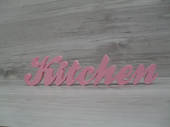 Palavra decorativa Kitchen - clássico