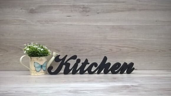 Palavra decorativa Kitchen - clássico