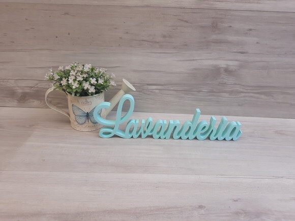 Palavra decorativa Lavanderia Mod LS
