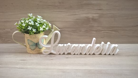 Palavra decorativa Lavanderia Mod LS