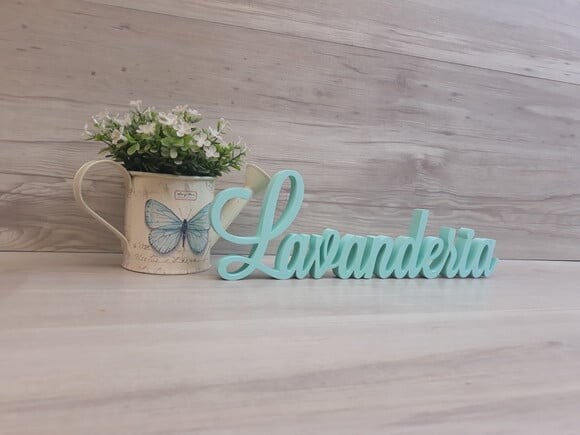 Palavra decorativa Lavanderia Mod LS