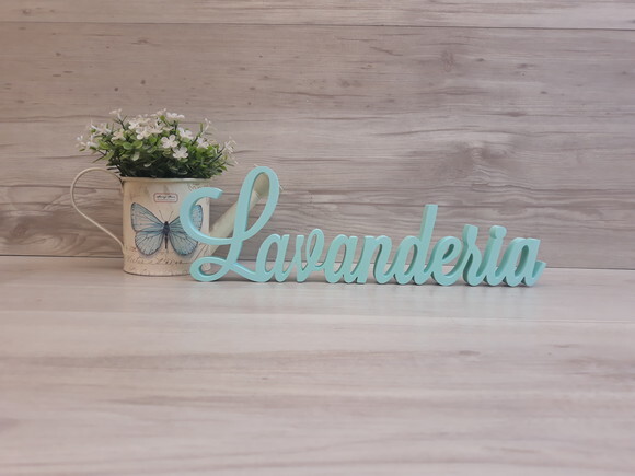 Palavra decorativa Lavanderia Mod LS
