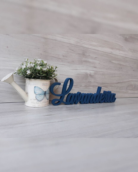 Palavra Decorativa Lavanderia Mod Ls