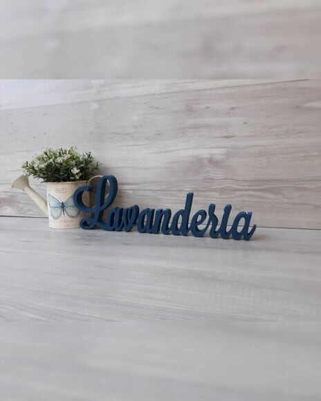 Palavra Decorativa Lavanderia Mod Ls
