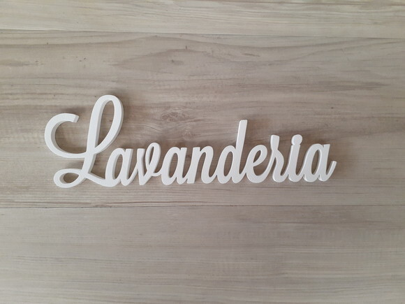 Palavra decorativa Lavanderia Mod LS - DE PAREDE