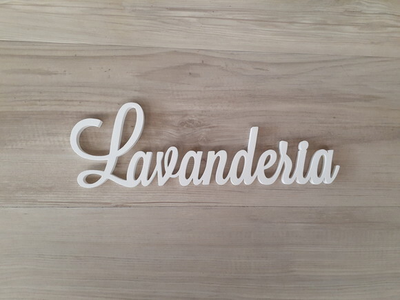 Palavra decorativa Lavanderia Mod LS - DE PAREDE
