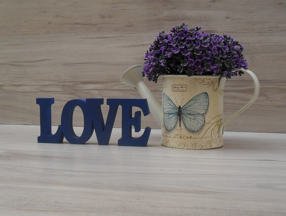 Palavra decorativa LOVE - linha BK