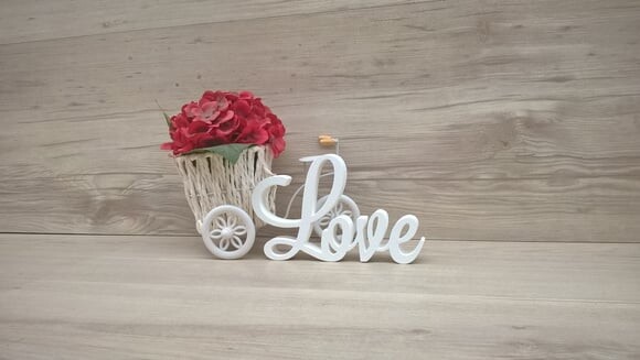 Palavra Decorativa Love Mod. LS