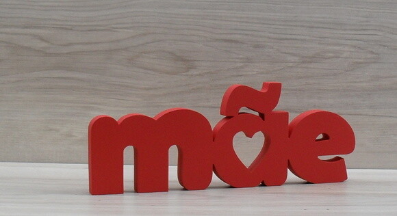 Palavra decorativa mãe - letras em mdf