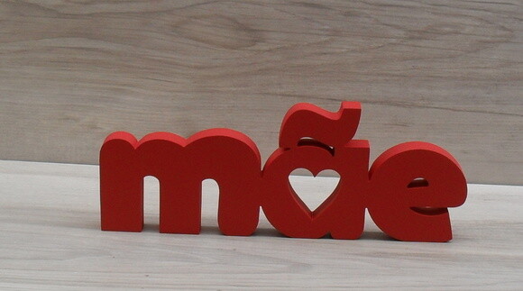 Palavra decorativa mãe - letras em mdf