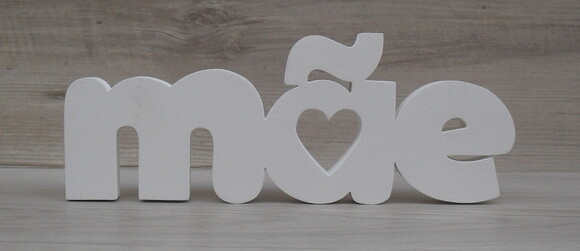 Palavra decorativa mãe - letras em mdf