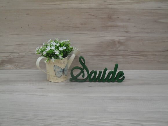 Palavra Decorativa Saúde Mod LS