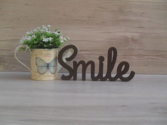 Palavra Decorativa Smile