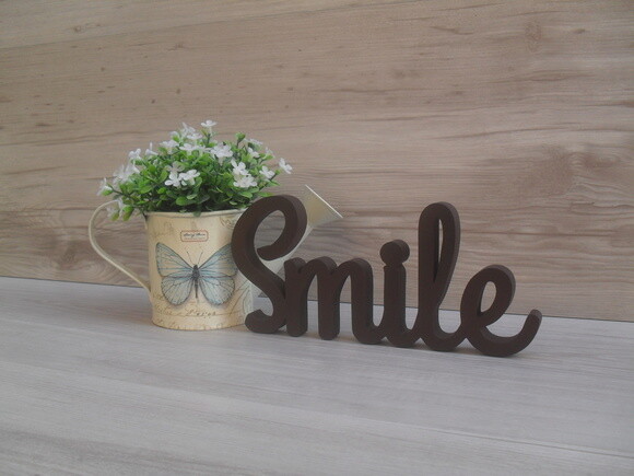 Palavra Decorativa Smile