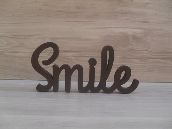 Palavra Decorativa Smile