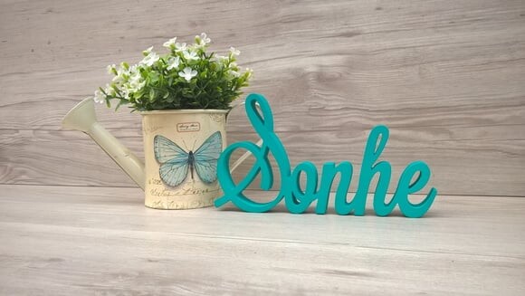 Palavra Decorativa Sonhe Mod LS