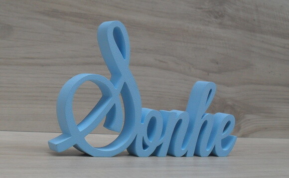 Palavra Decorativa Sonhe Mod LS