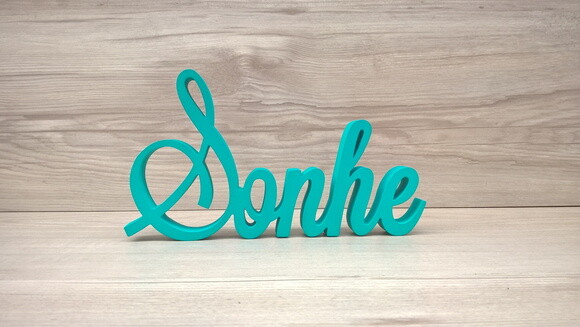 Palavra Decorativa Sonhe Mod LS