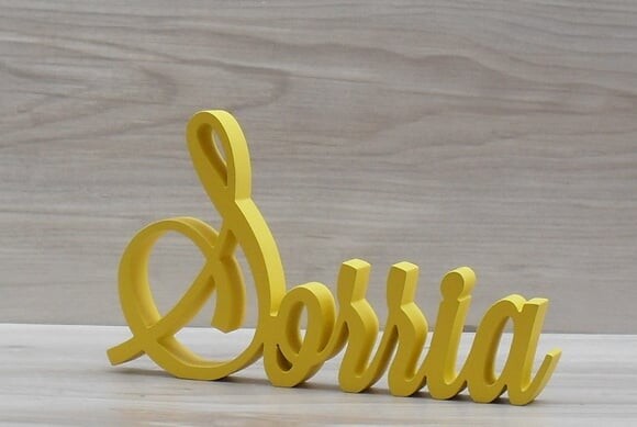 Palavra Decorativa Sorria Mod LS