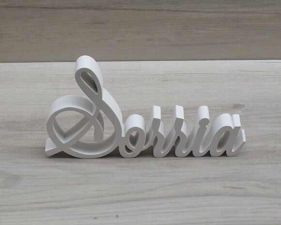 Palavra Decorativa Sorria Mod LS