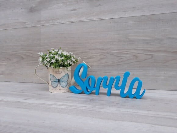 Palavra decorativa Sorria Mod MS