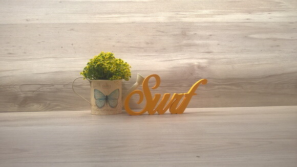 Palavra decorativa Surf