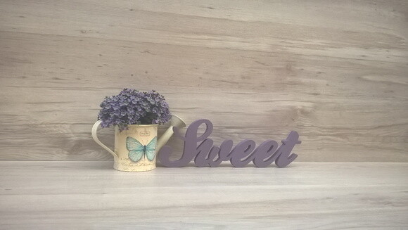 Palavra Decorativa Sweet - Clássico