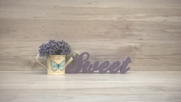 Palavra Decorativa Sweet - Clássico