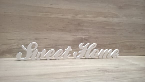 Palavra decorativa Sweet Home - clássico