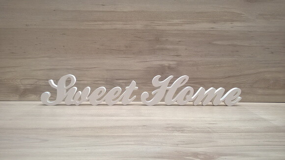 Palavra decorativa Sweet Home - clássico