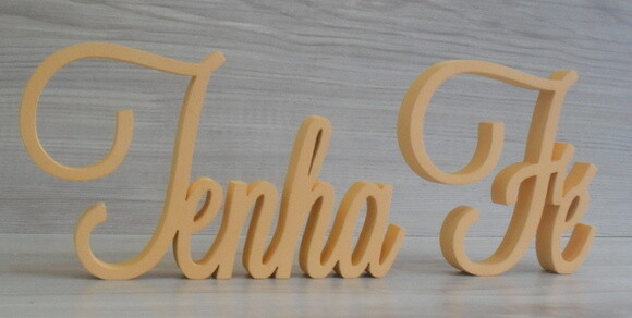Palavra Decorativa Tenha Fé Mod LS