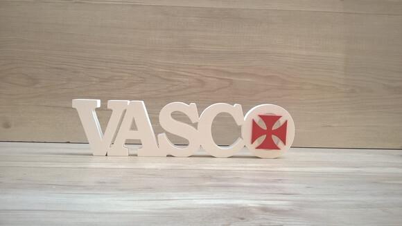 Palavra decorativa VASCO - linha BK