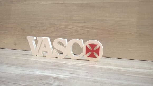 Palavra decorativa VASCO - linha BK
