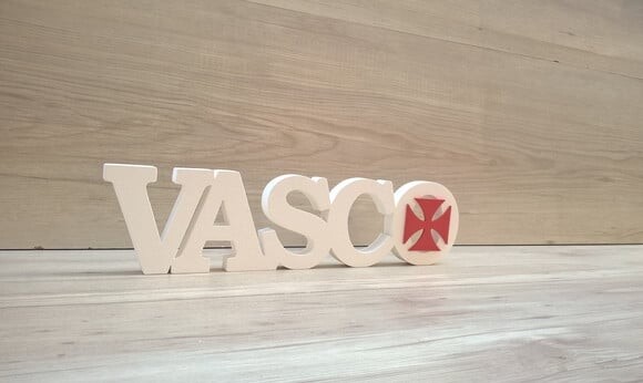 Palavra decorativa VASCO - linha BK